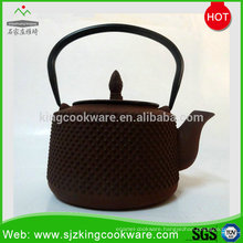 Tetsubin Japanese style Cast Iron black hobnail tea pot